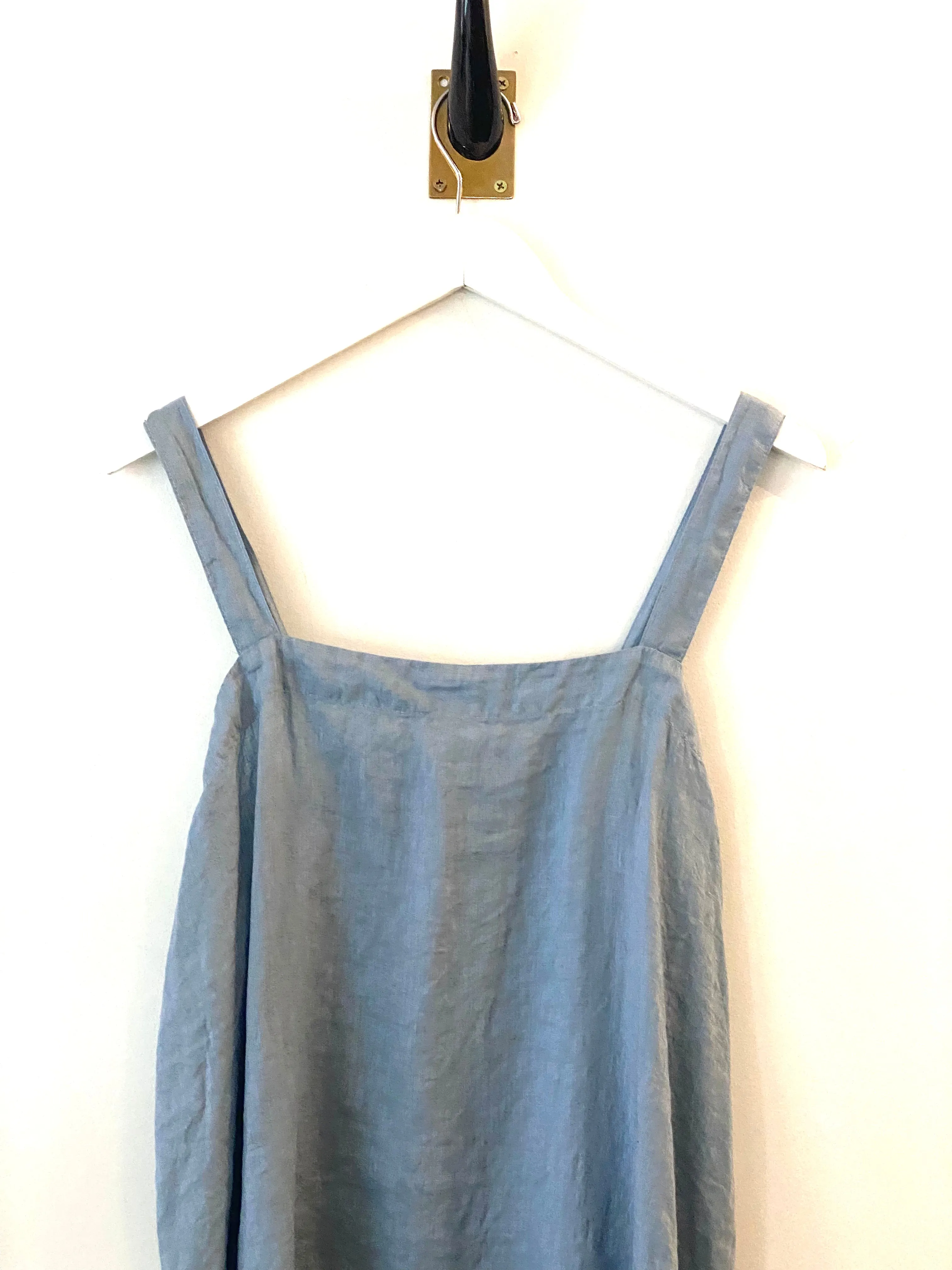 CP Shades Sally Linen Dress Faded Denim