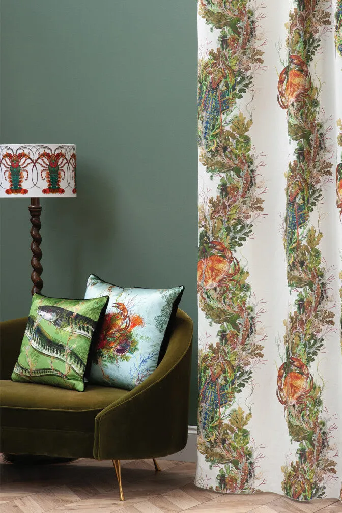 crab and lobster fabric
