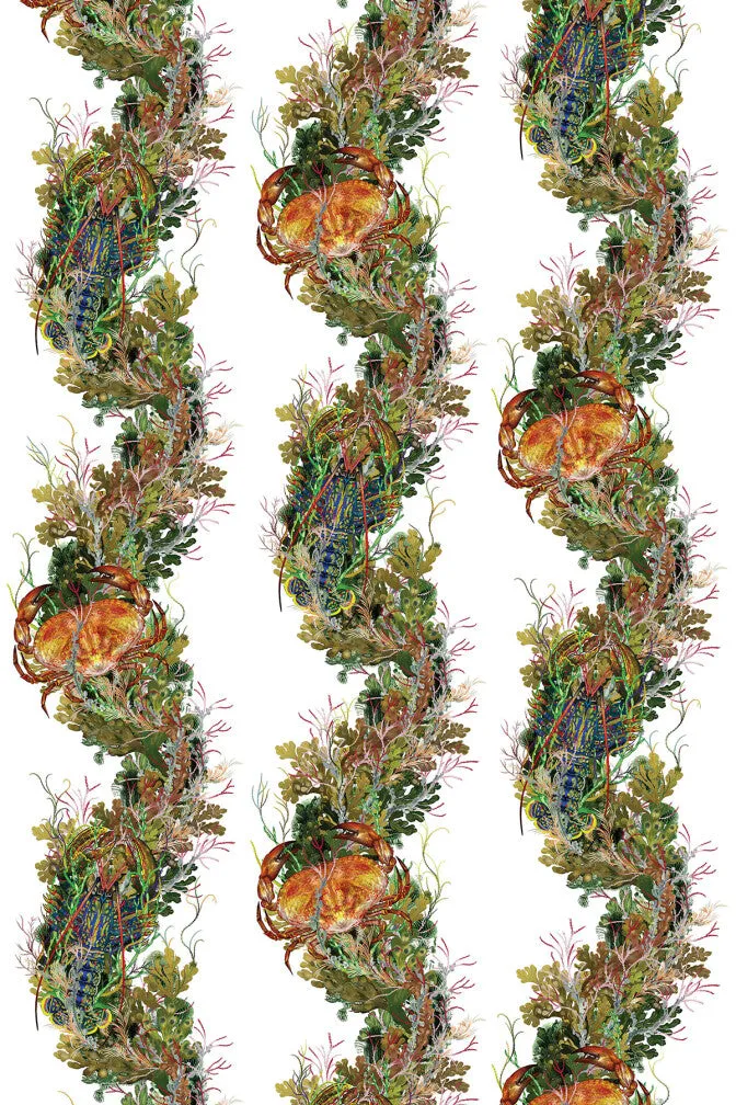 crab and lobster fabric