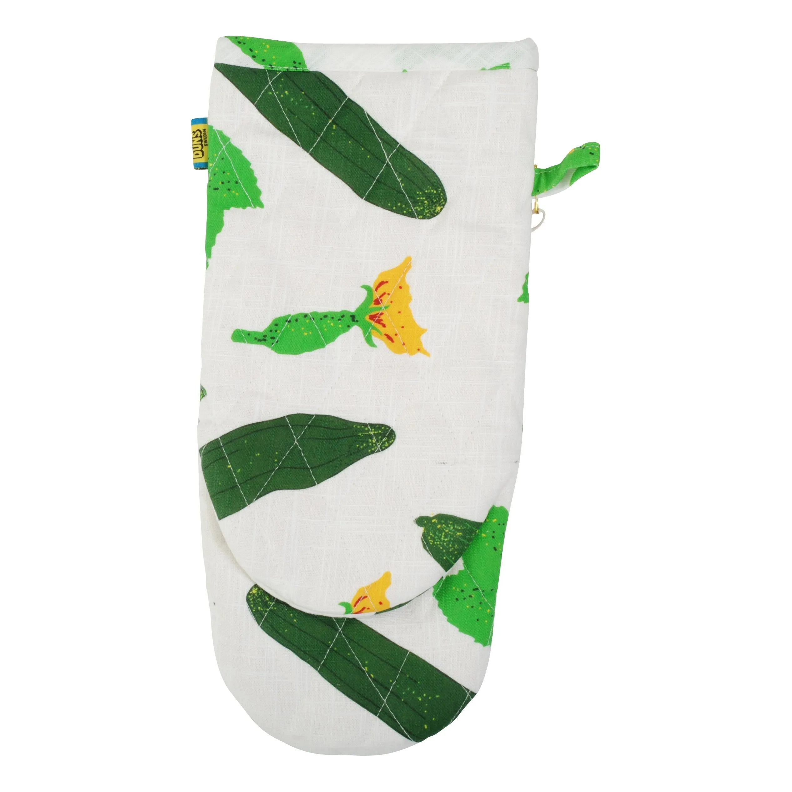 Cucumber Oven Mitt (single - cotton/linen blend)