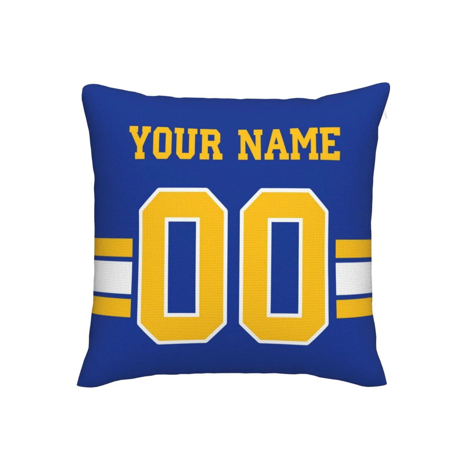 Customized Los Angeles Chargers Football Team Decorative Throw Pillow Case Print Personalized Football Style Fans Letters & Number Royal Pillowcase Birthday Gift