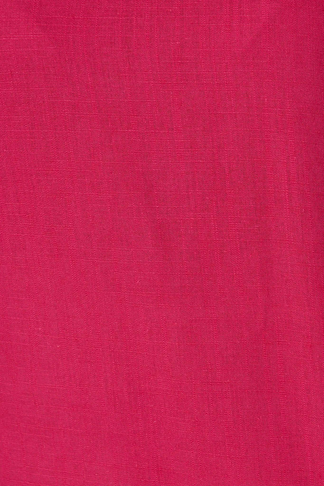 Deep Rose Cotton Linen Blend Melanie Top