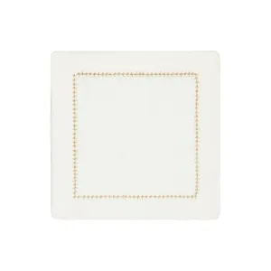 Dolce Metallic Cocktail Napkins, S/4