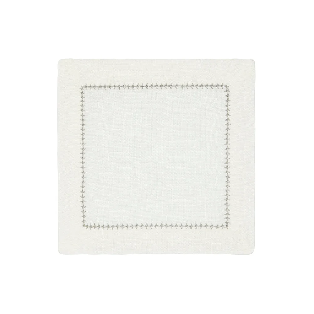 Dolce Metallic Cocktail Napkins, S/4