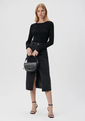 Double Faced Brown Black Bag