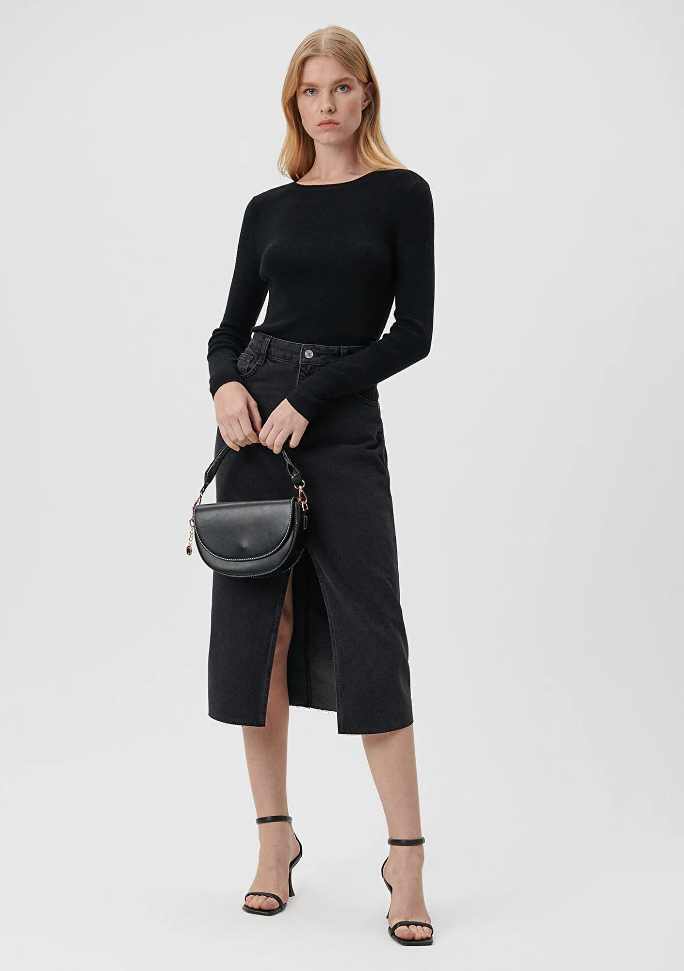 Double Faced Brown Black Bag