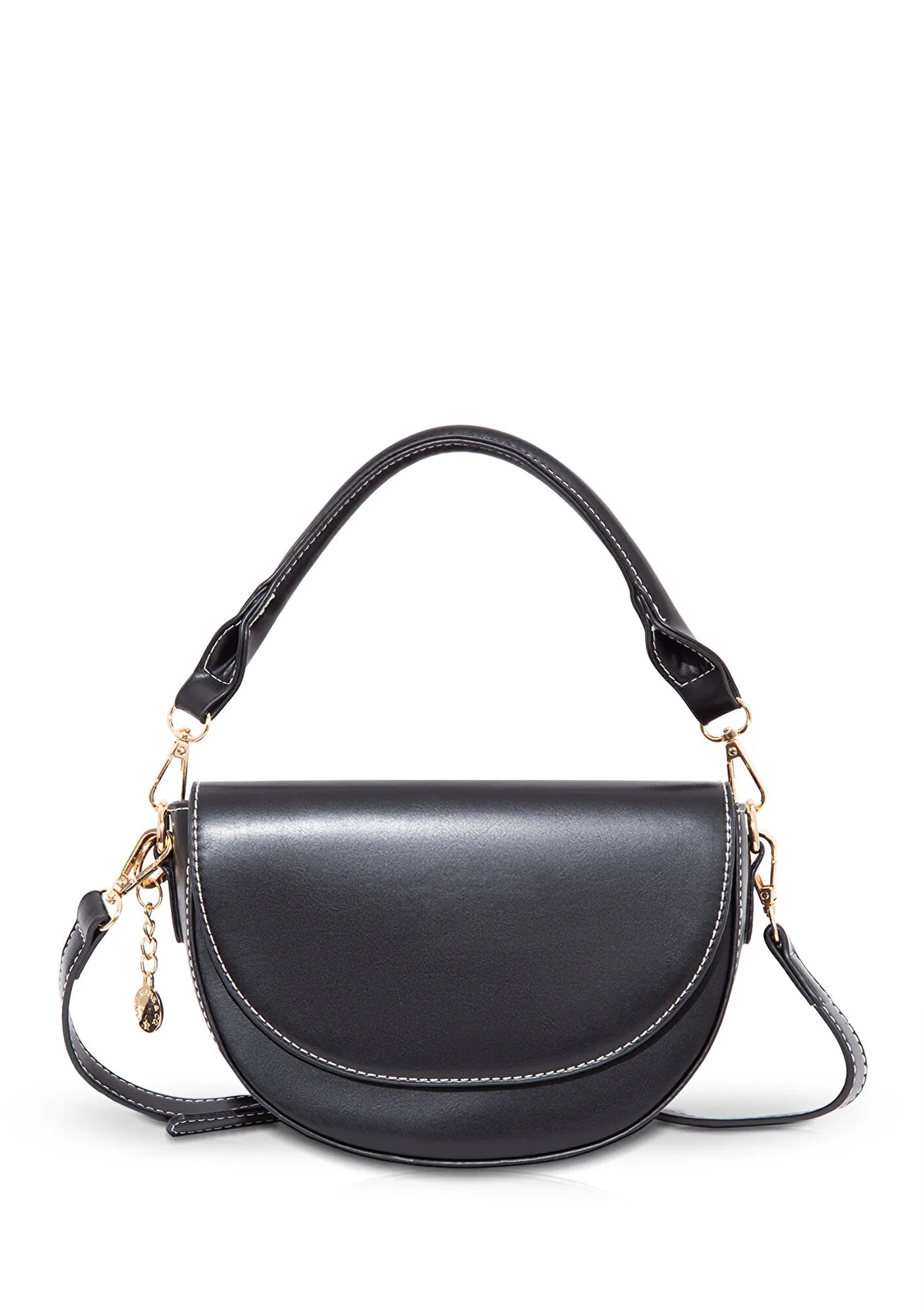 Double Faced Brown Black Bag