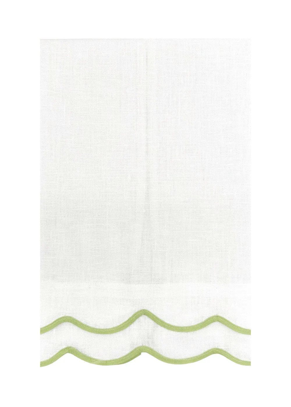 Double Wave Linen Guest Towel