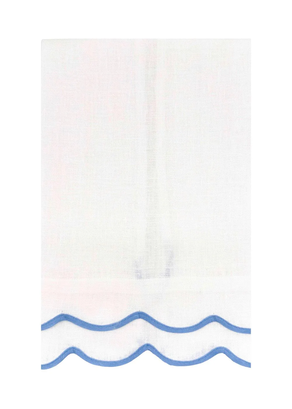 Double Wave Linen Guest Towel