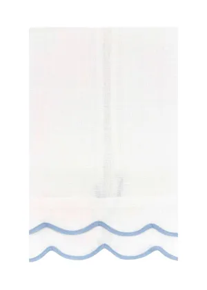 Double Wave Linen Guest Towel