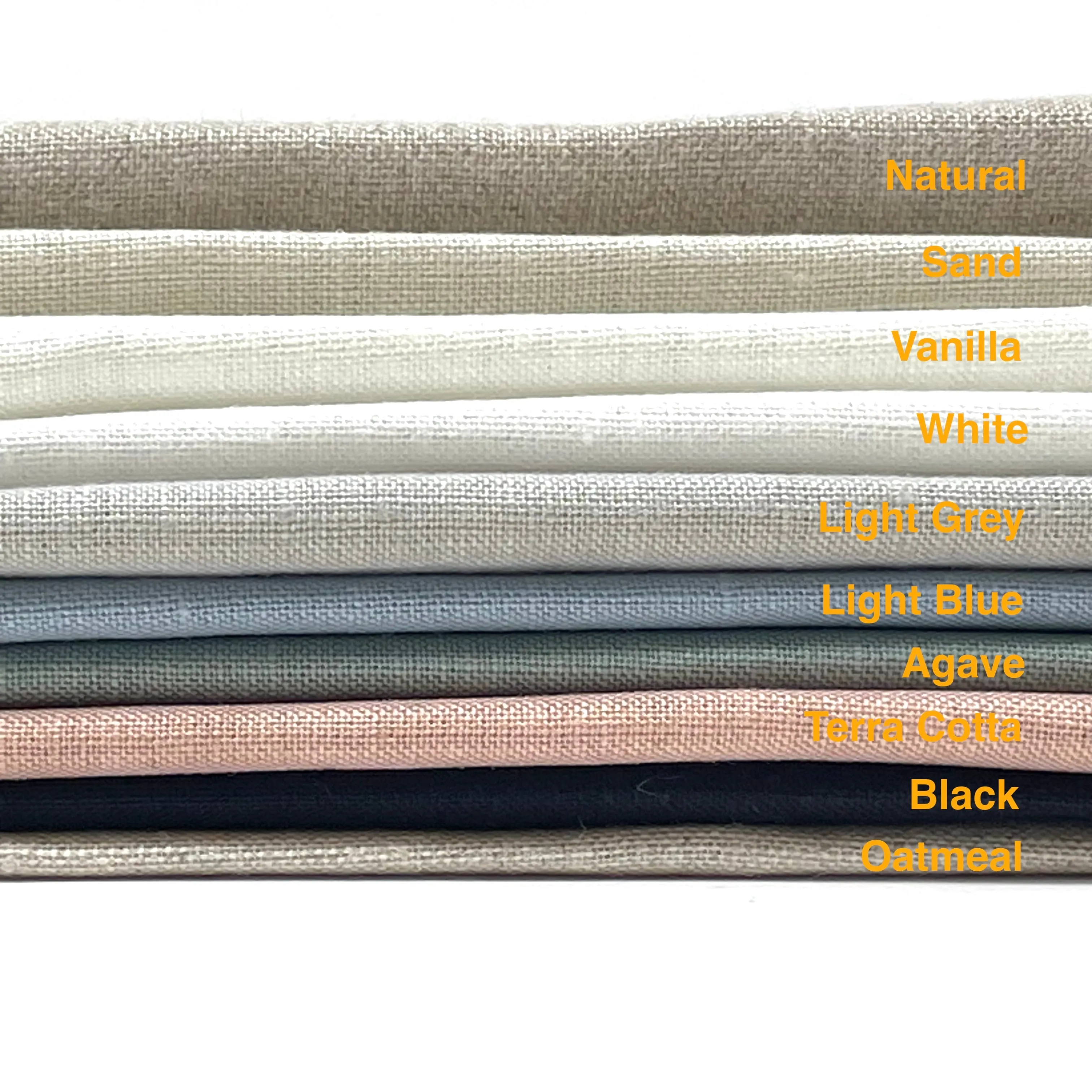 Double Width 100% Natural Linen Fabric By The Yard/CL1073