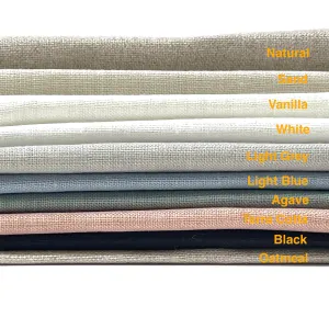 Double Width 100% Natural Linen Fabric By The Yard/CL1073