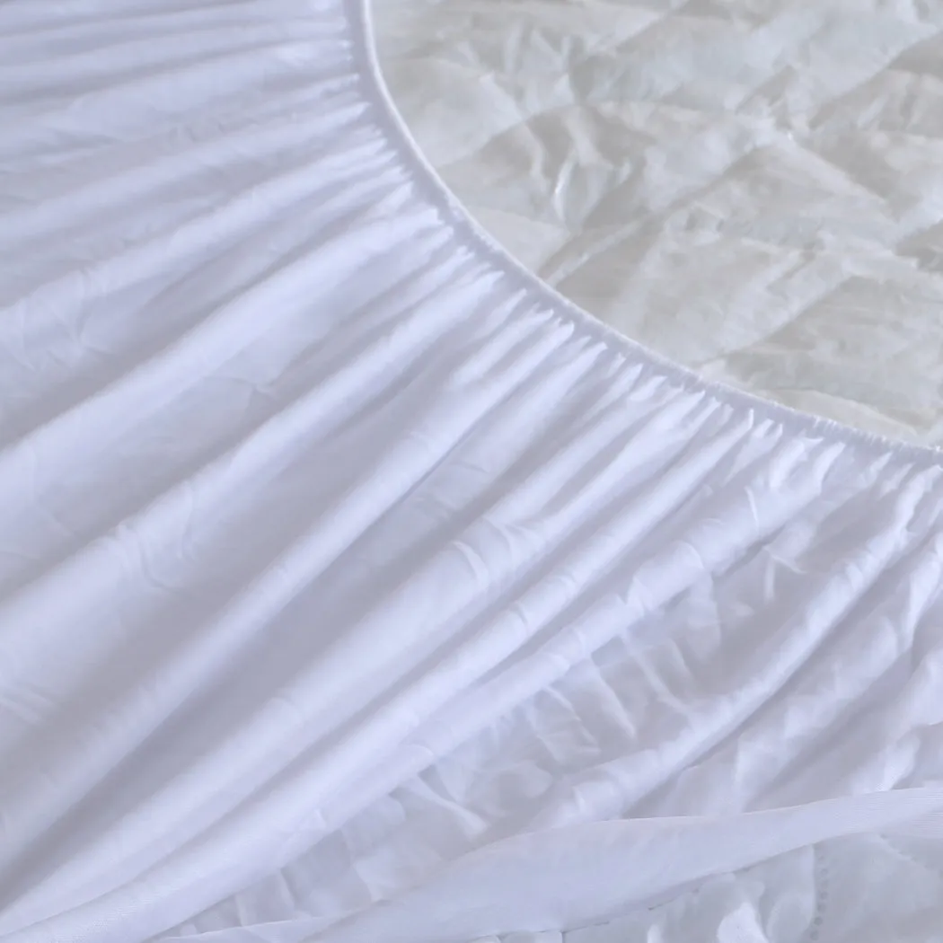 DreamZ Fitted Waterproof Bed Mattress Protector Single