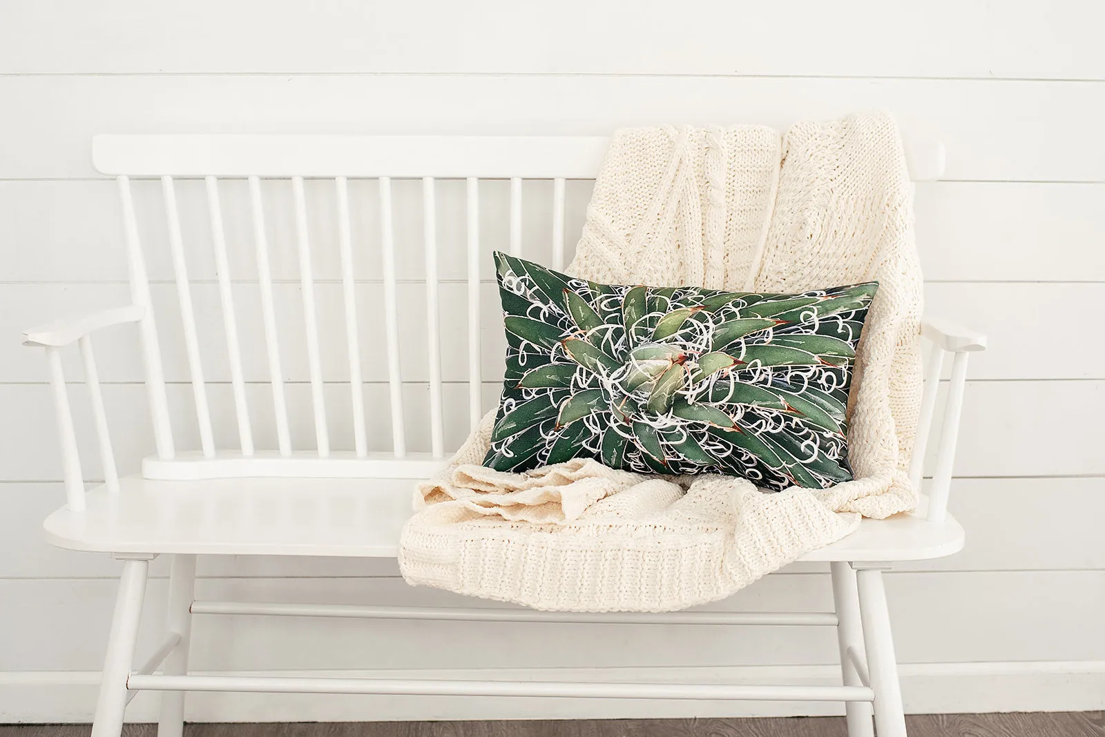 Durango Agave Lumbar Linen Pillow, College Student Gift, Mother's Day Gift, Christmas Gift