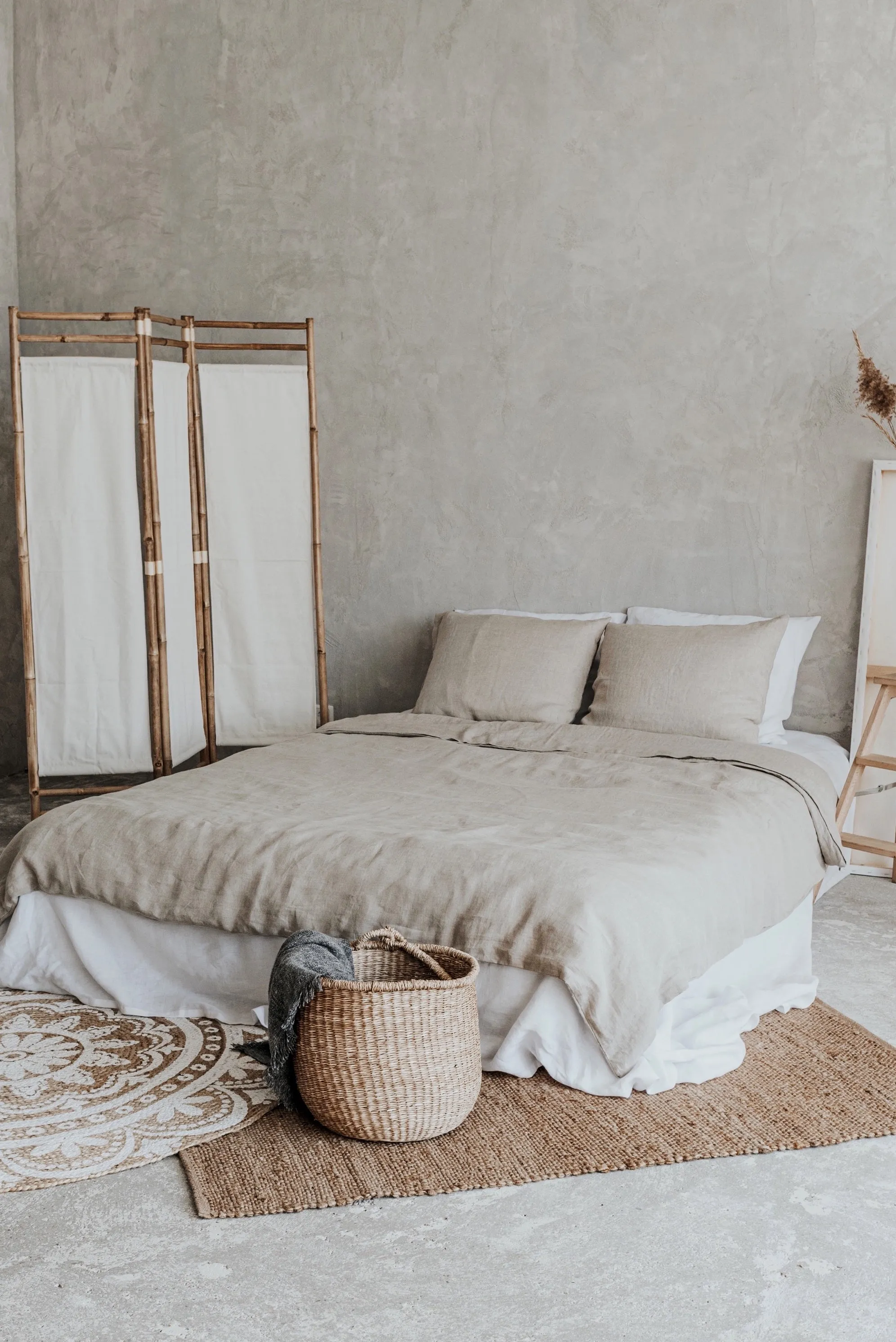 Duvet Cover and Pillowcases Set - Natural