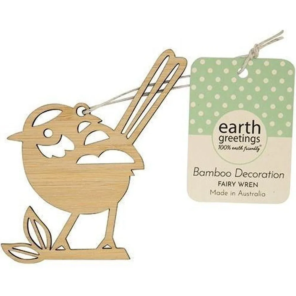 Earth Greetings Bamboo Christmas Decoration