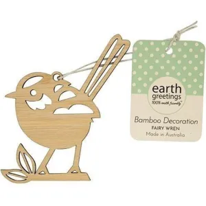 Earth Greetings Bamboo Christmas Decoration