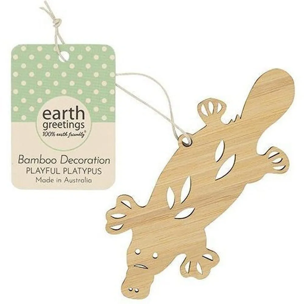 Earth Greetings Bamboo Christmas Decoration