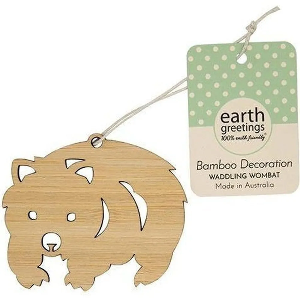 Earth Greetings Bamboo Christmas Decoration