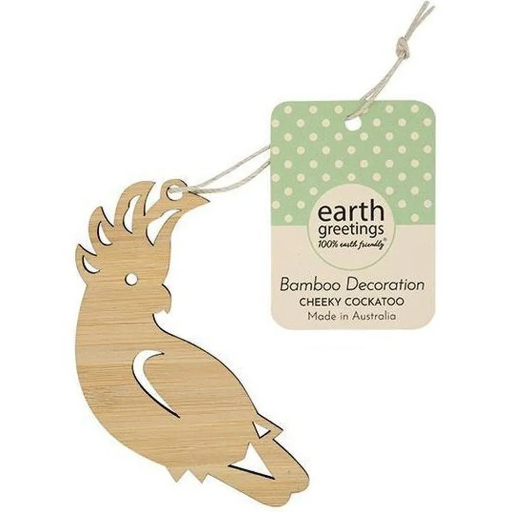Earth Greetings Bamboo Christmas Decoration