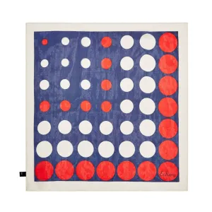 Echo Women's Polka Dot Silk Bandana Square Scarf
