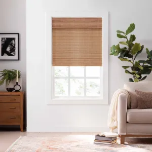 Eclipse Bamboo Roman Shades for Window Semi-Privacy