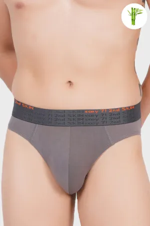 Eco Friendly Micro Bamboo Brief - Wild Grey