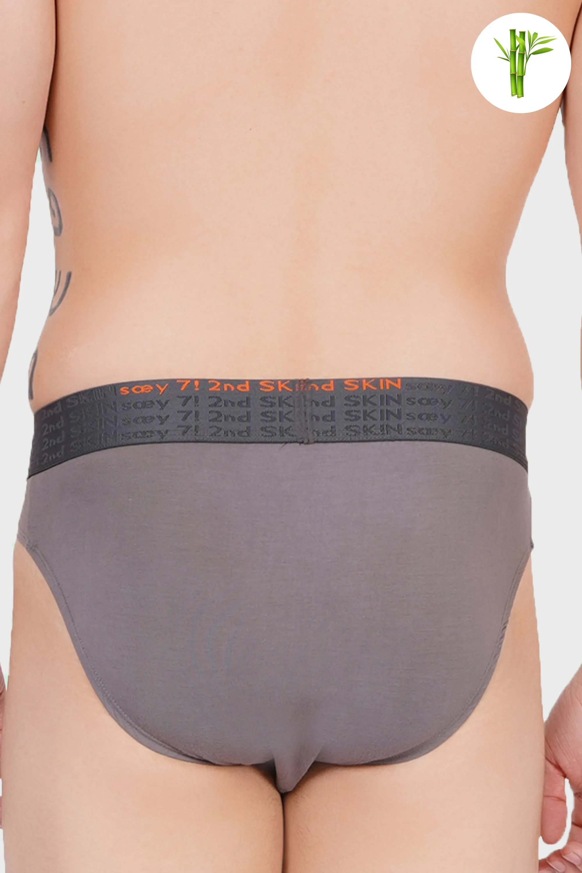 Eco Friendly Micro Bamboo Brief - Wild Grey