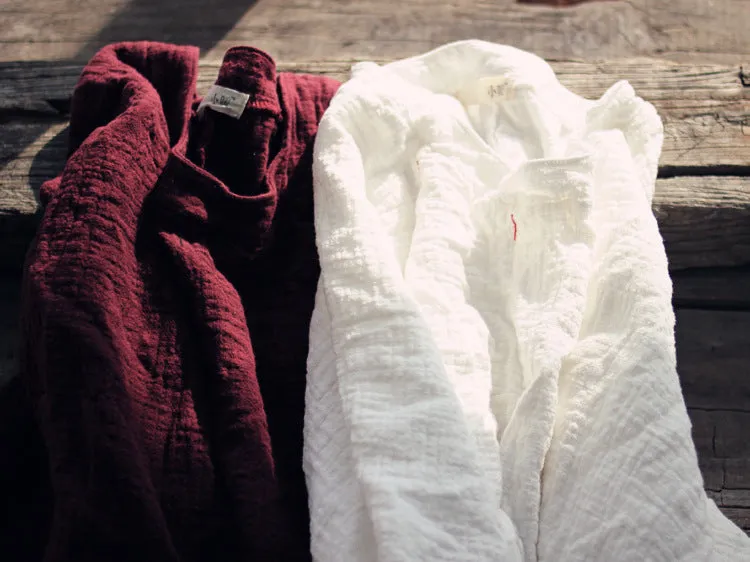 Embroidered Oversized Cotton-Linen Tunic