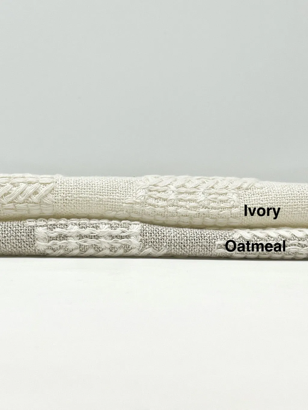 Embroidery Texture Modern Pattern Blend sheer Linen Fabric By The Yard/CL1131