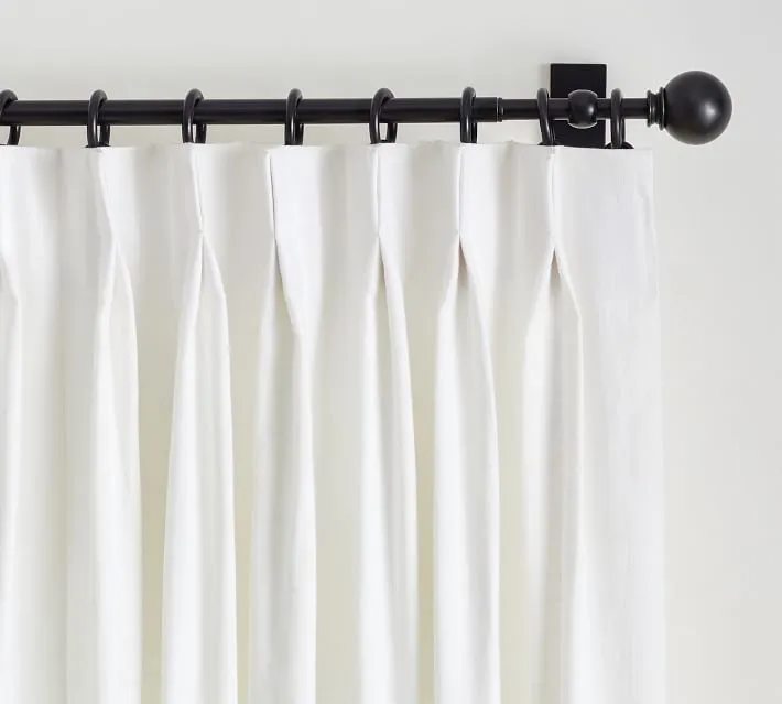 Emery Linen Pinch Pleat Curtain-108"