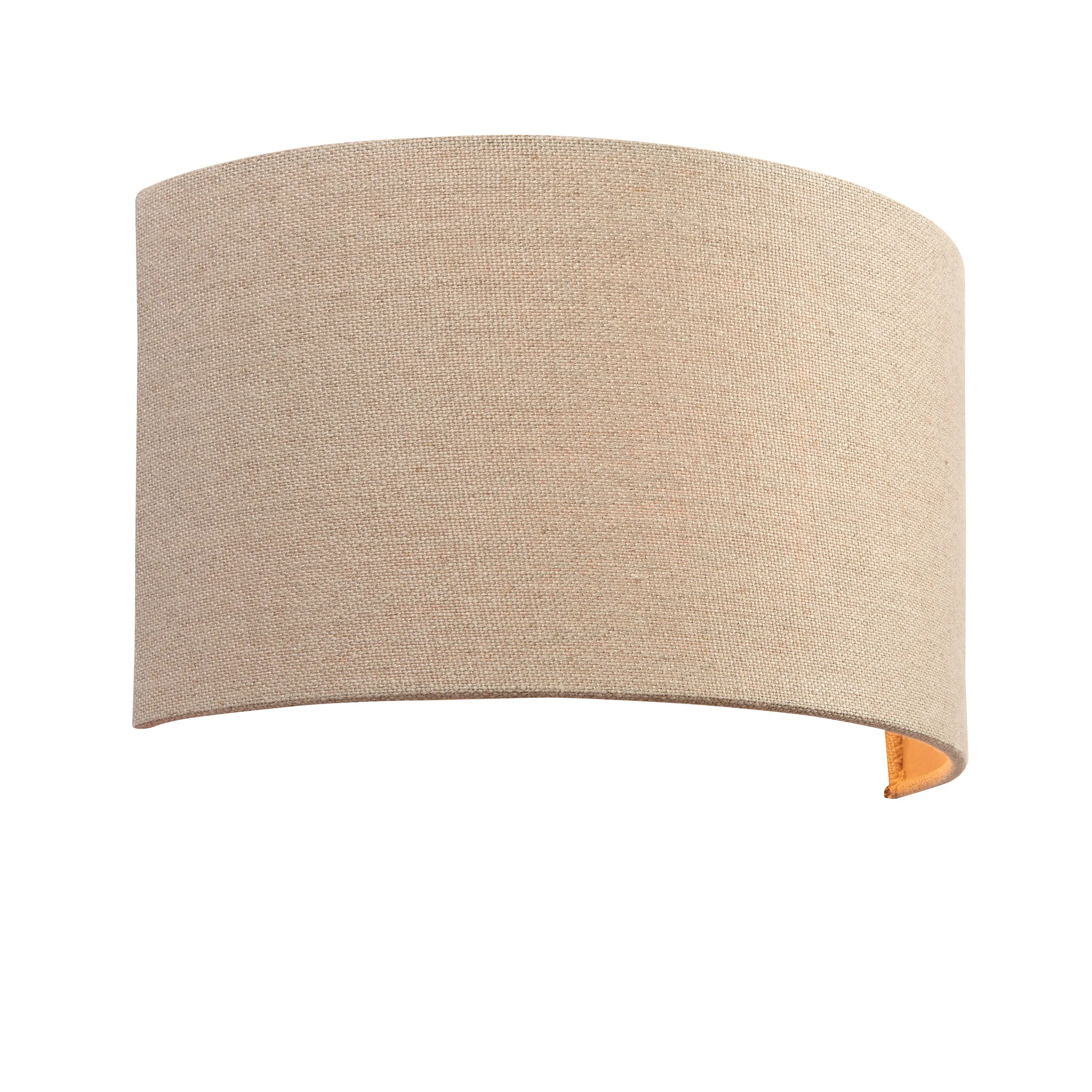 Endon 70335 Obi 1lt Wall Natural linen 40W E27 GLS (Required)