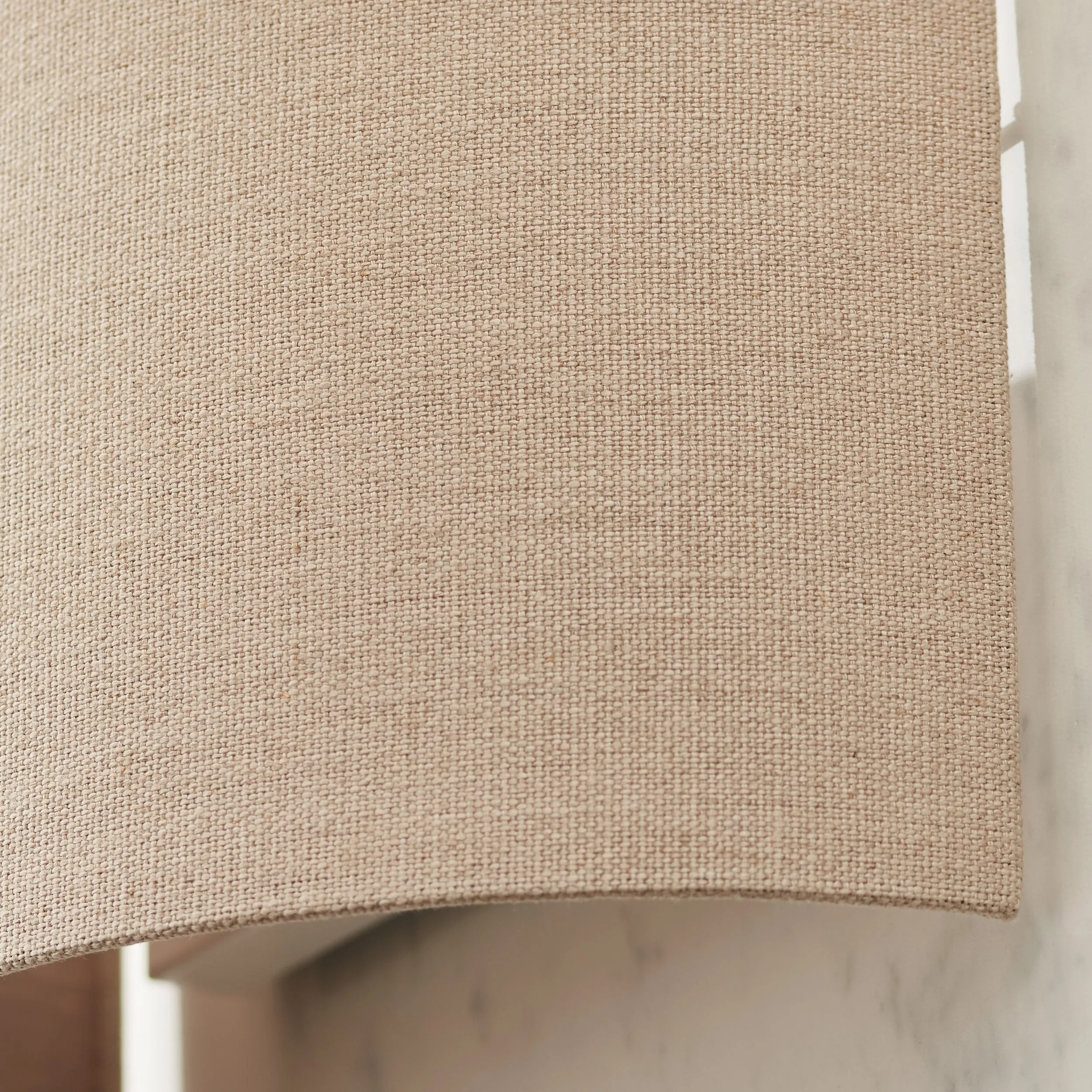 Endon 70335 Obi 1lt Wall Natural linen 40W E27 GLS (Required)