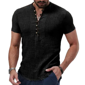 ENZO CONTI LUXE Linen-Blend Shirt