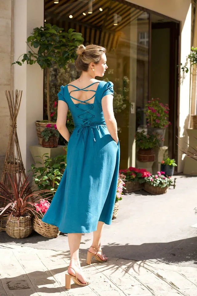 Estelle Midi Button Down Dress