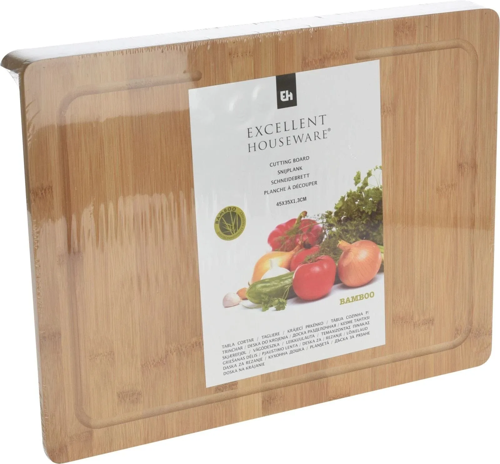 Excellent Houseware Cutting Board Bamboo 45x35