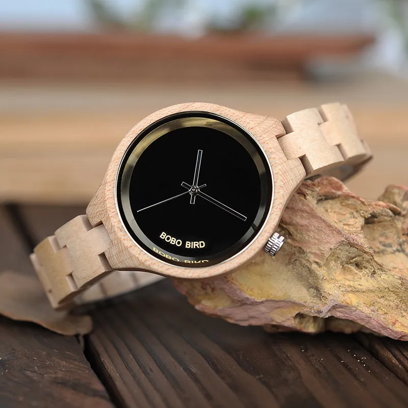 Exquisite Ladies Eco Bamboo Timepiece