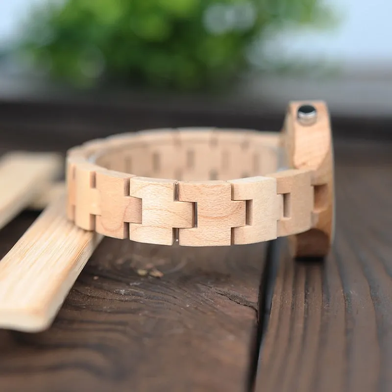 Exquisite Ladies Eco Bamboo Timepiece