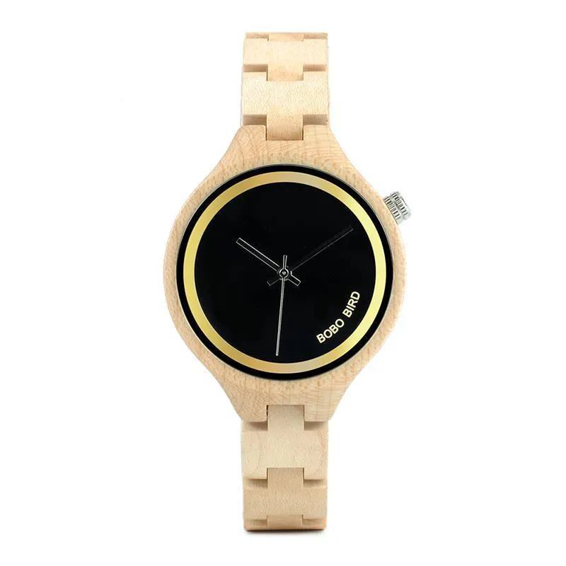 Exquisite Ladies Eco Bamboo Timepiece