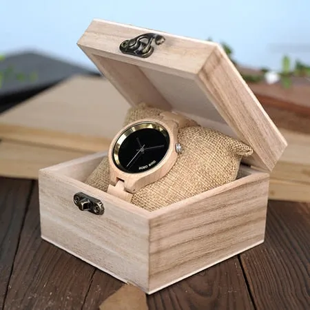 Exquisite Ladies Eco Bamboo Timepiece