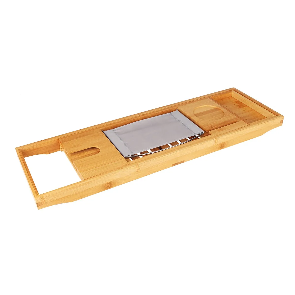 Extendable Bamboo Bathtub Tray I Bath Caddy I SPAFAIR