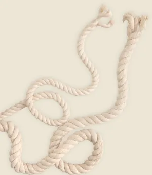 Extra thick natural cotton rope, by the meter