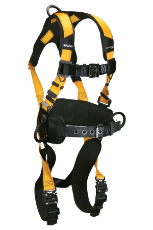 FallTech 7035BQC Journeyman Flex® Aluminum 3D Construction Belted Full Body Harness (each)
