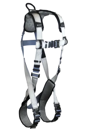 FallTech 7087BQ FlowTech LTE® 1D Standard Non-belted Full Body Harness, Triple-Lock Quick Connect Leg Buckles (each)