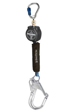 FallTech 72706SG5 6' Mini Personal SRL with Aluminum Rebar Hook, Includes Aluminum Dorsal Connecting Carabiner (each)