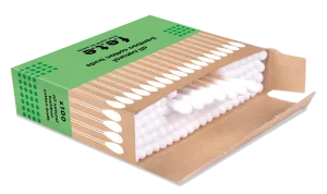 F.E.T.E All Natural Bamboo Cotton Buds 100's