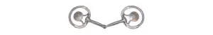 FG Collection by Metalab Stainless Steel Brushed Eggbutt Show Snaffle Bit