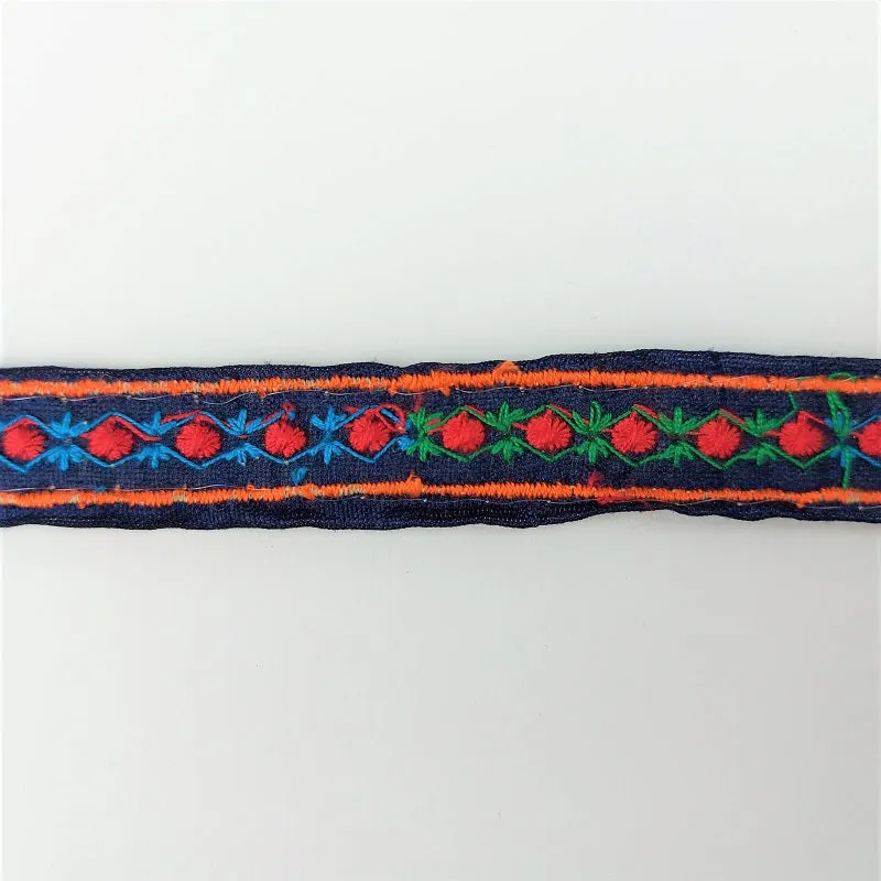 Fine Indian embroidered saree border - Banarasi border