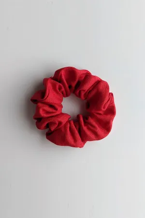 First Campaign SS20 Linen Scrunchie (Poppy)