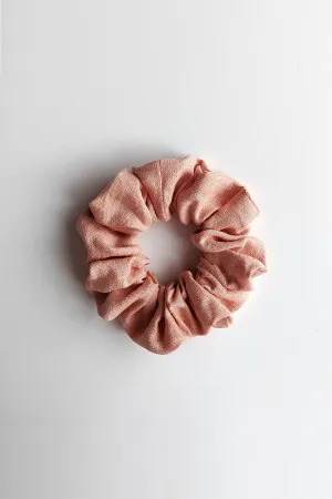First Campaign SS20 Linen Scrunchie (Seashell)